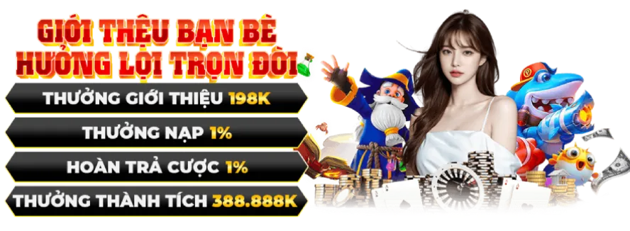 TG88 giới thiệu bạn bè hưởng lợi trọn đời